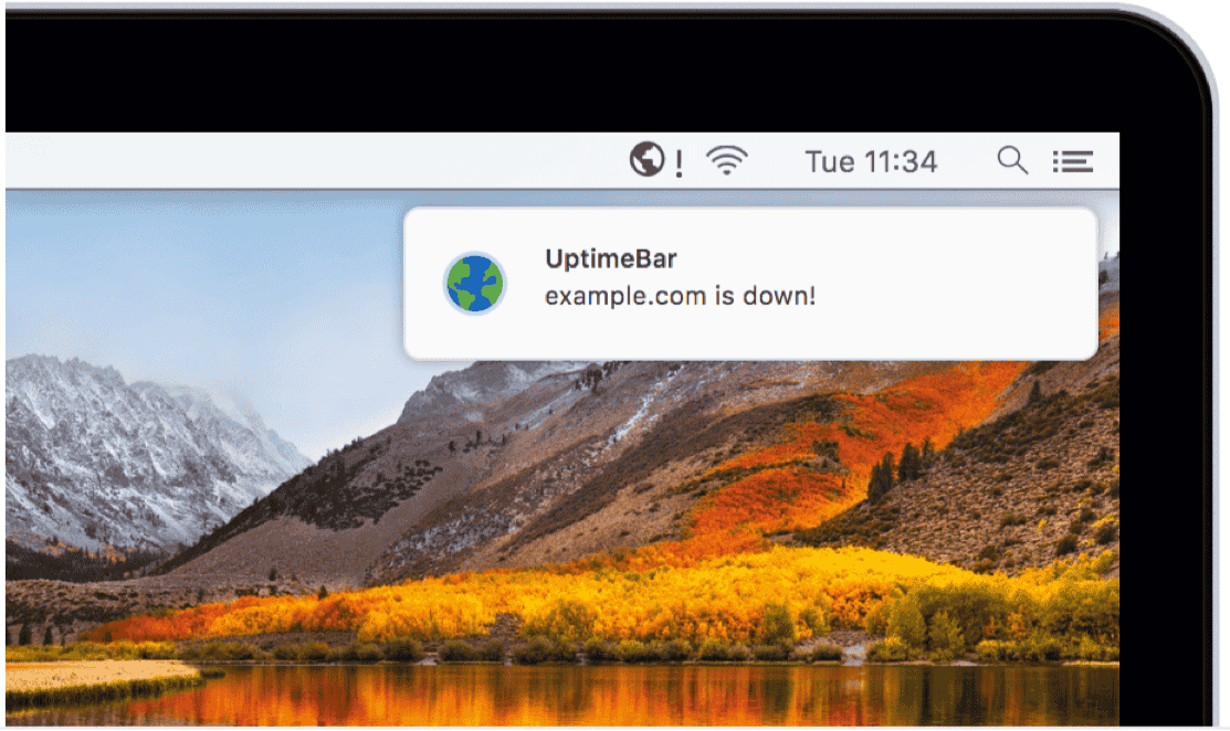 Uptime Bar App